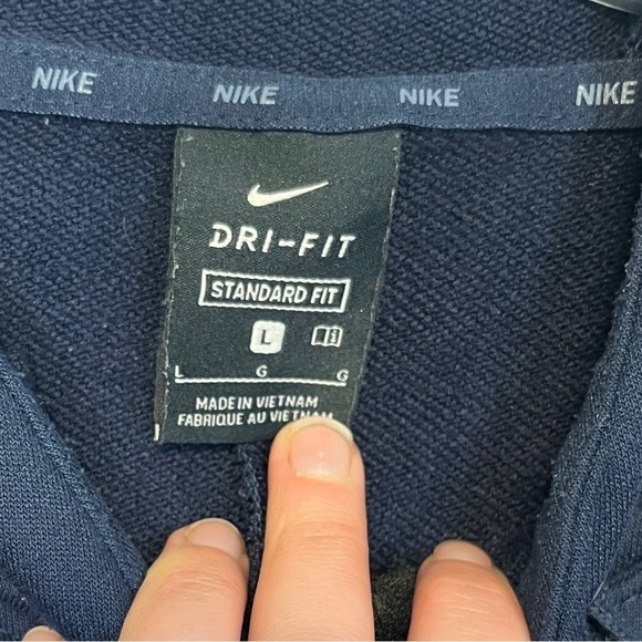 Nike Hooded Quarter Zip Hoodie Sz L - Picture 5 of 9